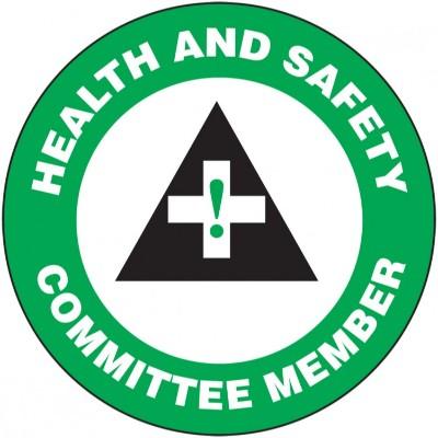 Health and Safety Committee Member Hard Hat Sticker (Green) | SAFETYCAL ...